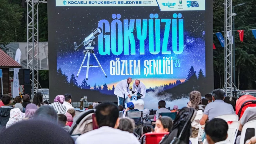 Kuzuyayla’da Gökyüzüyle Buluşma: 12 Bin Kişi Uzayı Keşfetti