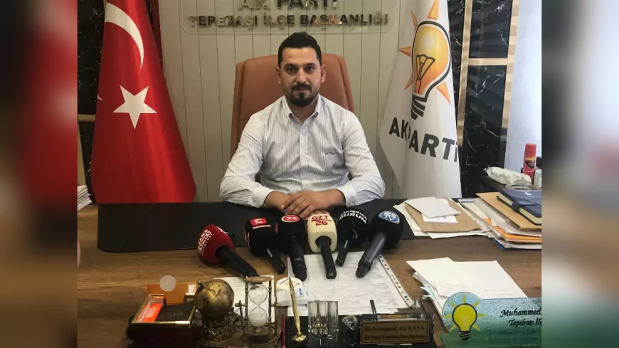 AK Parti Tepebaşı İlçe Başkanı Kaya’dan CHP’li Belediyeye Eleştiri: “Hizmet Yok, Gölge Siyaseti Var”