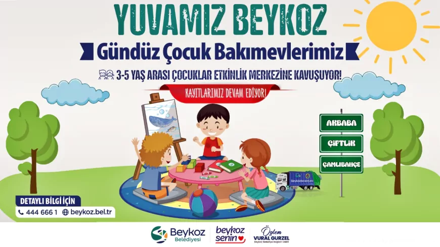 Beykoz’da “Yuvamız Beykoz” Gündüz Bakımevleri Hizmete Giriyor