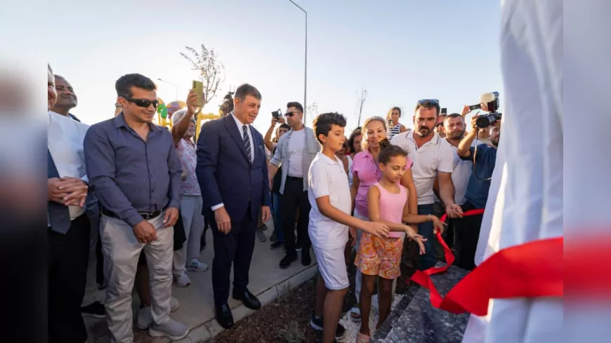 Urla’da Yenilenen Recep Doyuk Parkı Açıldı