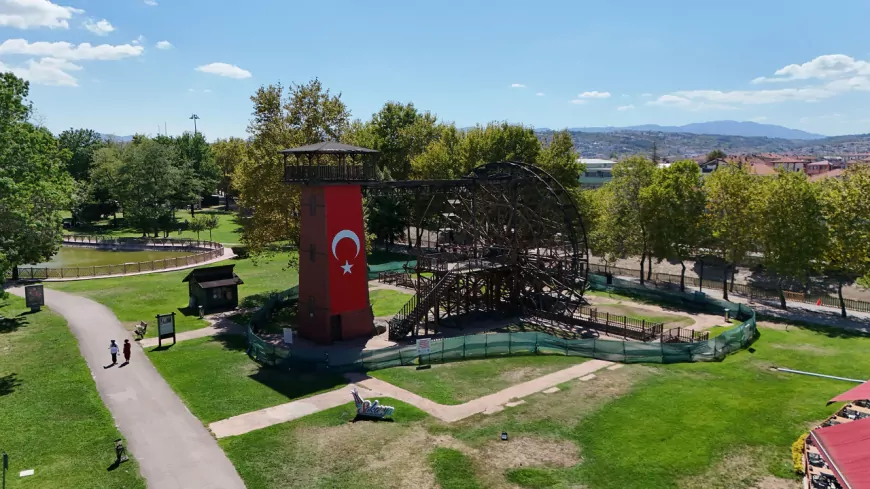 Büyükşehir’den Tarihe Vefa: Aziz Duran Parkı’ndaki Tarihi Çark Yenileniyor