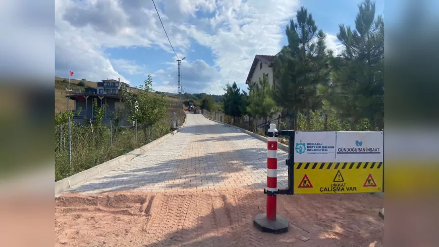 Kocaeli Büyükşehir Belediyesi Kırsal Mahallelerde Yol Konforunu Artırıyor