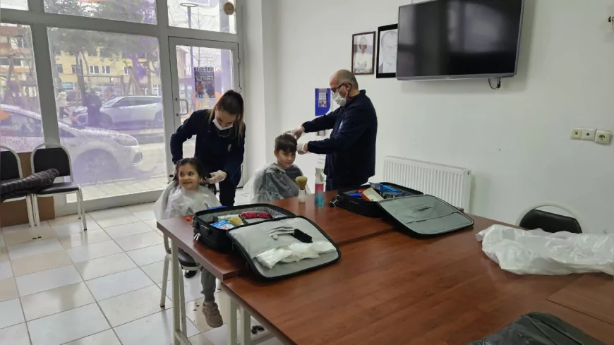 Büyükşehir’den Kırsaldaki Öğrencilere Ücretsiz Saç Kesimi Desteği