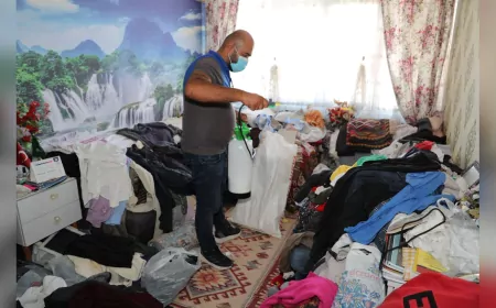 Odunpazarı Belediyesi’nden Çöp Ev Müdahalesi: 1 Ton Atık Temizlendi