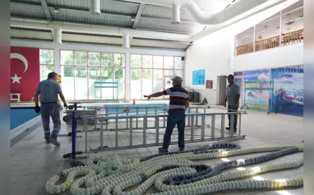 Kentpark Kapalı Yüzme Havuzu Yenileniyor