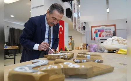 Başkan Ataç, Pişmiş Toprak Sempozyumu Sanatçılarını Ziyaret Etti