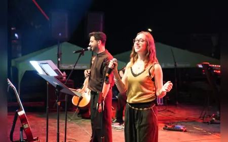 Sempozyumda Damla ve Habip’ten Müzik Ziyafeti