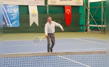 3. Geleneksel Kurtuluş Tenis Kupası Gösteri Maçlarıyla Başladı