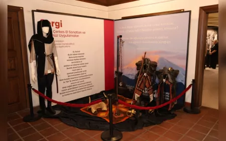 Eskişehir’de Çerkes El Sanatları Sergisi Ziyarete Açıldı