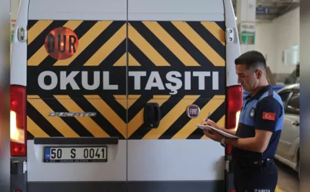 Nevşehir Belediyesi’nden Okul Servislerine Sıkı Denetim