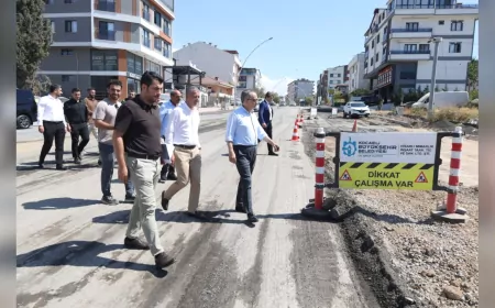 Dr. Hayri Baraçlı, Gebze Bölgesinde Devam Eden Projeleri Yerinde İnceledi