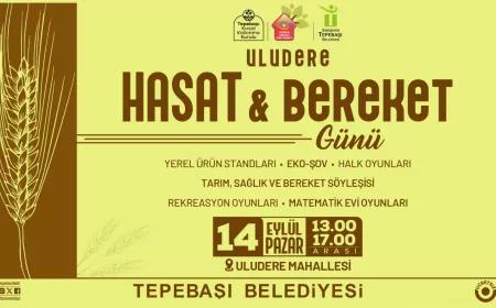Tepebaşı Belediyesi’nden Uludere’de Hasat ve Bereket Günü Etkinliği