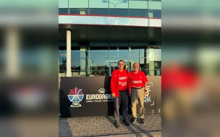 Fatih Dönmez’den 12 Dev Adam’a Riga’da Tribün Desteği