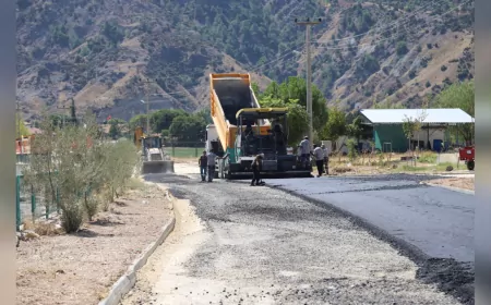 Sarıcakaya’da Ulaşım Altyapısı Güçleniyor