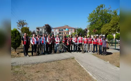 Düzce’de Temizlik Seferberliği Sürüyor: Müdürler Bu Kez Sahadaydı
