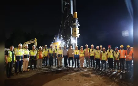 Başiskele Kavşağı Koridor Projesi’nde Gece Mesaisi: Baraçlı Çalışmaları Yerinde İnceledi