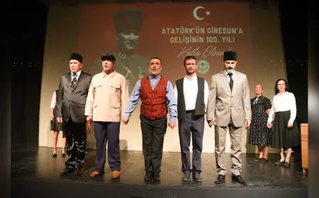 Atatürk’ün Giresun’a Gelişinin 101. Yılına Özel Tiyatro Oyunu