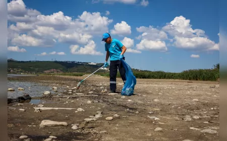 Sapanca Gölü Kıyısında 2 Ton Çöp Temizlendi: SASKİ’den Ekosistem İçin Harekete Geçti