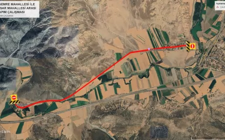 Mihalıççık–Beylikova Yolunda Asfalt Çalışması Başladı: Yol 17 Eylül’de Trafiğe Kapanıyor