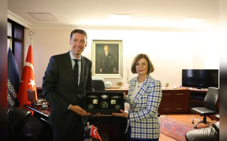 Avrupa Birliği Heyetinden Başkan Ünlüce’ye Ziyaret