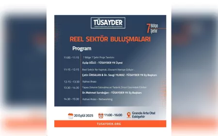 TÜSAYDER’den Eskişehir’de Reel Sektör Buluşmaları Semineri