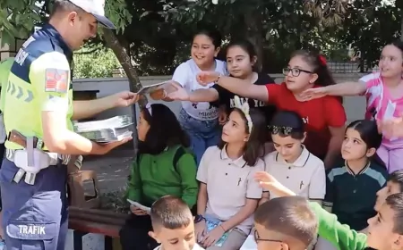 Nevşehir’de jandarma ekipleri öğrenciler için trafik bilgilendirme eğitimi düzenledi