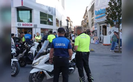 Düzce’de Trafiğe Kapalı Alanlarda Motosiklet Denetimi