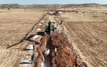 Midyat’ın İzbırak Mahallesi Modern Atıksu Altyapısına Kavuştu