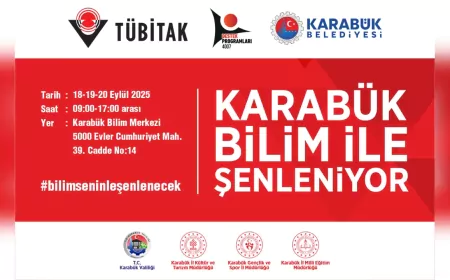 Karabük Bilimle Şenleniyor: Bilim Şenliği 18 Eylül’de Başlıyor
