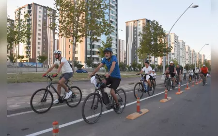 Diyarbakır’da Pedallar Avrupa Hareketlilik Haftası İçin Döndü