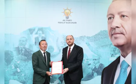 AK Parti Beylikova İlçe Başkanlığına Ersin Kaya Atandı