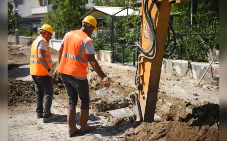 BASKİ’den Burhaniye’de Kanalizasyon Sorununa Kalıcı Çözüm