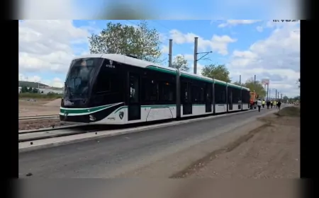 Alikahya–Stadyum Tramvay Hattı’nda Soğuk Testler Başarıyla Tamamlandı
