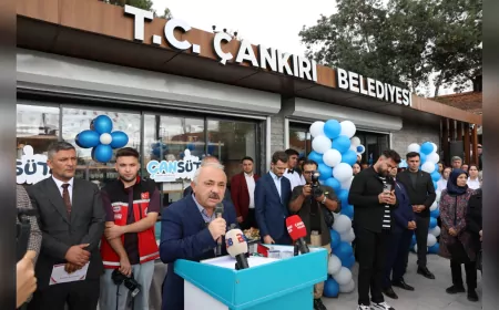 ÇANSÜT Süt Ürünleri Satış Ofisi Hizmete Açıldı