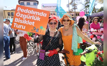 Eskişehir’de Avrupa Hareketlilik Haftası’nda Bisiklet Coşkusu