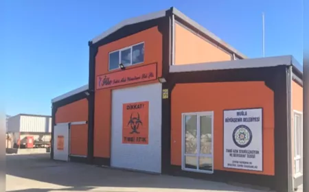 Muğla’da 10 Bin Ton Tıbbi Atık Güvenli Şekilde İmha Edildi