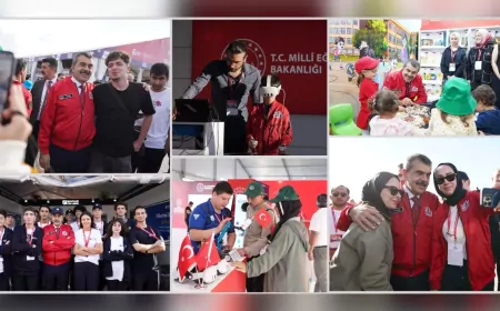 Bakan Tekin TEKNOFEST’te Öğrencilerle Buluştu