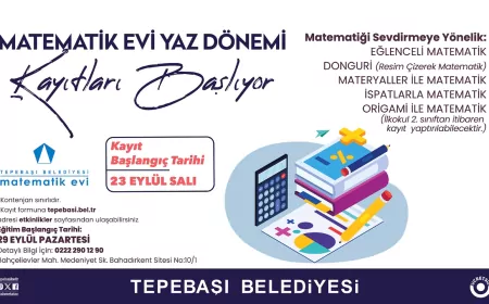 Tepebaşı Belediyesi Matematik Evi’nde Güz Dönemi Kayıtları Başlıyor