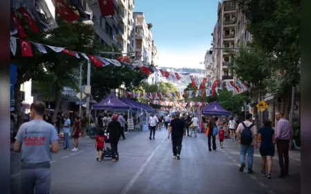 İzmir'de Yayalar "Otomobilsiz Kent Günü"nün Keyfini Sürdü