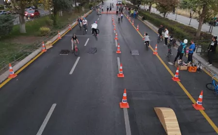 “Dünya Otomobilsiz Kent Günü” Eskişehir’de Coşkuyla Kutlandı