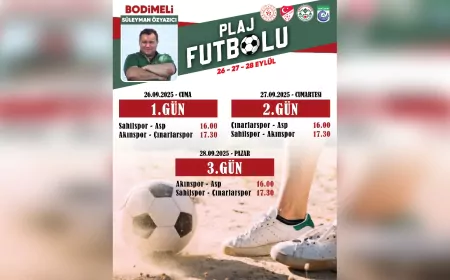 Giresun’da Plaj Futbolu Turnuvası Başlıyor