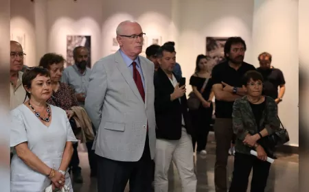 “İnsanlığın Ayak İzi: Gazza” Sergisi Çağdaş Sanatlar Galerisi’nde Açıldı