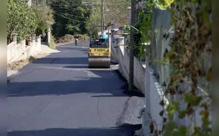 Büyükşehir Kocaali’de 8 Mahallede Asfalt ve Heyelan Önlemi Çalışmalarına Başladı