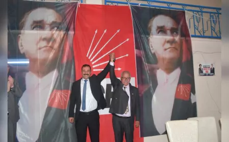 CHP Beylikova İlçe Kongresi Gerçekleştirildi: Yusuf Baykara Yeniden Başkan Seçildi