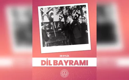 Millî Eğitim Bakanlığı'ndan Dil Bayramı Mesajı: “Türkçemize Hizmet, Geçmişe Vefa, Geleceğe Sorumluluktur”