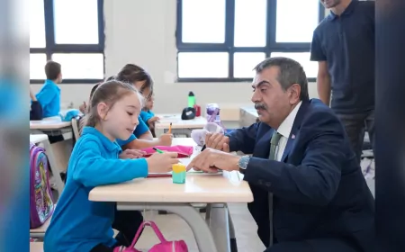 Bakan Yusuf Tekin’den Adıyaman’da Sürpriz Okul Ziyareti