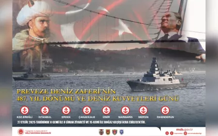 Preveze Zaferi’nin 497. Yılında Türk Donanması İstanbul Boğazı’nda Geçit Töreni Düzenleyecek