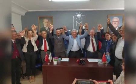 İYİ Parti Tepebaşı İlçe Başkanlığı’nda Görev Değişimi: Reşat Küçükerkan Başkanlık Görevini Devraldı