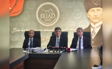 ERİAD’tan Kamuoyuna Açıklama: “Şehrin Projeleri Engellenmemeli”