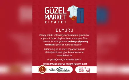 Bilecik Belediyesi’nden Güzel Market Uygulamasına Yeni Düzenleme